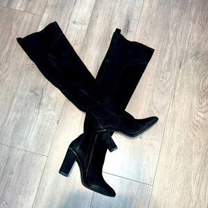 DKNY Over Knee Suede Boots